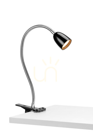 Lampka zaciskowa Markslojd Tulip 106092 czarna 1x3W LED
