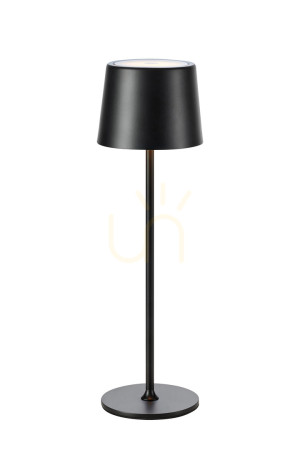 Lampka biurkowa Markslojd 108653 czarna stalowa LED 2x2W 38 cm