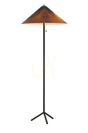 Lampa podłogowa Markslojd PLISADO 2-punktowa szaro-czarna 140 cm 108761