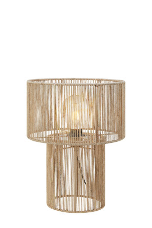 Lampa stołowa Markslojd SOGA 108769 naturalna juta stal 30 cm