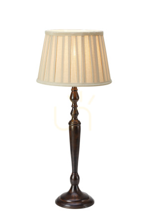Lampa stołowa Markslojd Chocolat 60 cm beżowa brązowa 108777