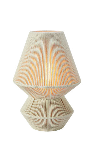 Lampa stołowa Markslojd Razzo beżowa 34 cm 108821