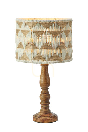 Lampa stołowa Markslojd ANO 108826 brązowa 45 cm