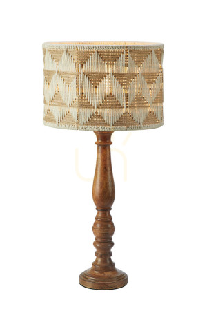 Lampa stołowa Markslojd ANO 108827 brązowa 62,5 cm