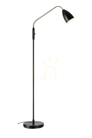 Lampa podłogowa Markslojd PATRO LED czarna stalowa 140 cm 108886