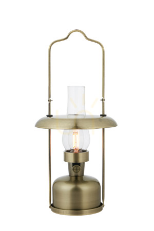 Stojąca oprawa LED Markslojd Fanos 108894 antyczny mosiądz 38,5 cm