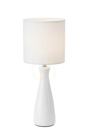 Lampa stołowa Markslojd Birillo 108904 biała ceramiczna 42 cm