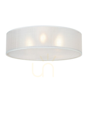 Plafon Markslojd Haru 108954 biały 45 cm włókna bananowca