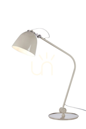 Lampa stołowa Markslojd TILT 108965 szara stalowa 47 cm
