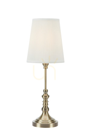 Lampa stołowa Markslojd Noble 108970 antyczny mosiądz 66 cm stalowa
