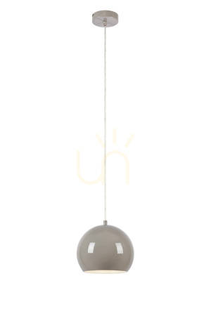 Lampa wisząca Markslojd POP 108989 szara 20 cm stalowa