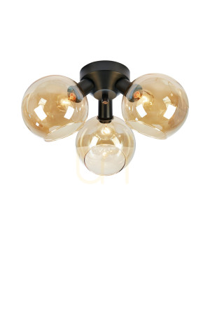 Plafon Markslojd Artis 3L czarny 40 cm stal 108997