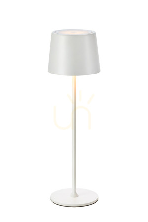 Lampka biurkowa Markslojd Fiore biała LED 2x2W 38 cm 108654