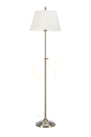 Lampa podłogowa Markslojd Oxford 108972 mosiądz stal 155 cm