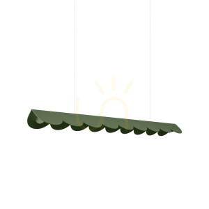 Lampa wisząca BISCUIT 100 zielona oliwka LED 4000K