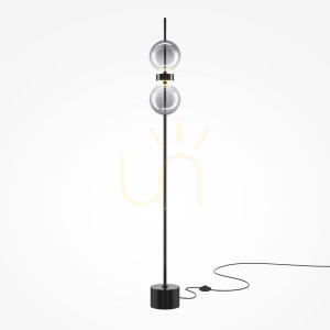 Lampa podłogowa Maytoni MOON czarna dymna LED MOD478FL-L15B3K