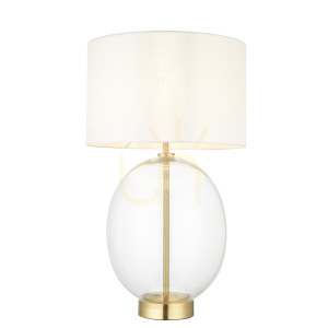 Lampa Stołowa Kelda Oval Mosiądz Endon