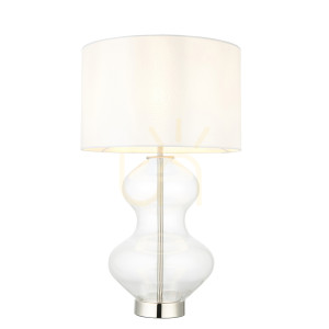 Lampa Stołowa Kelda Shaped Srebrny Endon