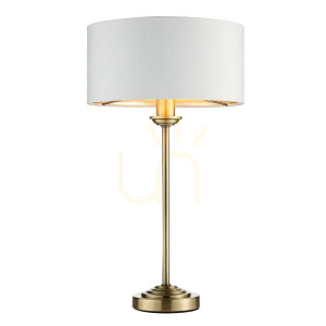 Lampa Stołowa Highclere Mosiądz Endon