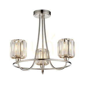 Lampa Sufitowa Berenice Srebrny Endon