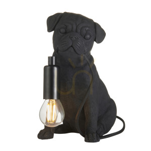 Lampa Stołowa Pug Puppy Czarny Endon