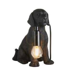 Lampa Stołowa Labrador Puppy Czarny Endon
