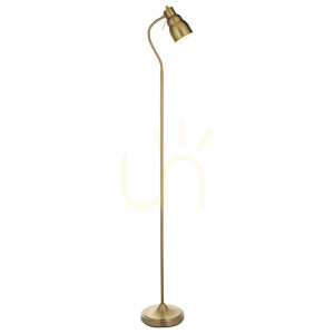 Lampa Stojąca Classic Flexi Mosiądz Endon