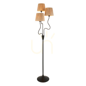 Lampa Stojąca Wriggle Czarny Endon