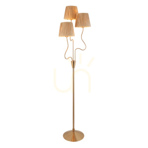 Lampa Stojąca Wriggle Mosiądz Endon