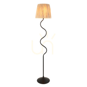 Lampa Stojąca Wriggle Czarny Endon