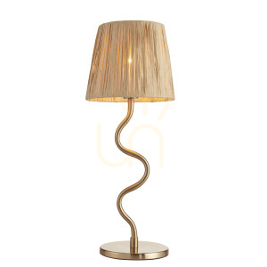 Lampa Stołowa Wriggle Mosiądz Endon