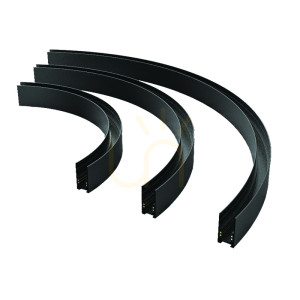 Surface Curved Track D600mm Black ZAMBELIS