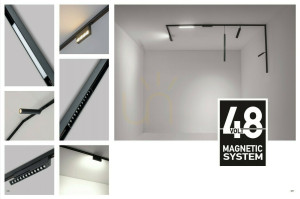 Recessed Corner Connector Vertical White ZAMBELIS