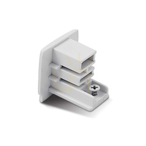 END CUP FOR 3 Circuit Lighting Track White 100-240v ZAMBELIS