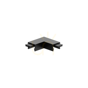 Surface Corner Connector Ultra Slim Horizontal Black ZAMBELIS