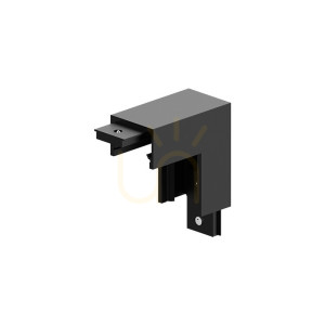 Surface Corner Connector Ultra Slim Vertical Black ZAMBELIS