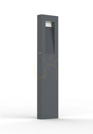 Słupek oświetleniowy Lutec ARTEO LED 12W czarny 75 cm aluminium 7217001454