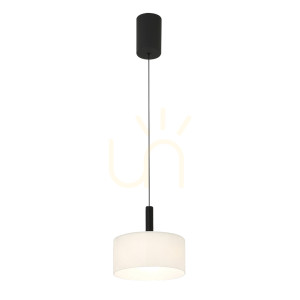Czarna Lampa Wisząca Austis LED