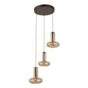 Nowoczesna Lampa Wisząca Carote LED 3-punktowa