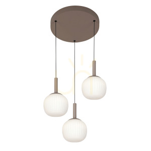 Nowoczesna Lampa Wisząca Montes LED 3-punktowa