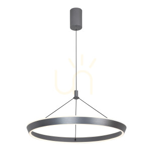 Szara Lampa Wisząca Ottana LED