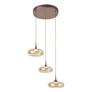 Nowoczesna Lampa Wisząca Tenele LED 3-punktowa
