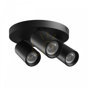 Reflektorek MADARA Altro Round 3x GU10 230V IP20 220 X134mm Czarny