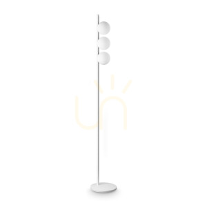 Lampa stojąca Ideallux Binomio 353210 biała 3xG9 160,9 cm