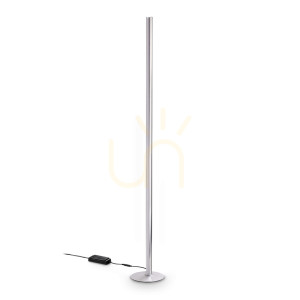 Lampa stojąca Ideallux DORICA 366142 LED 50W srebrna 190 cm