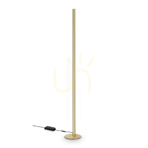 Lampa stojąca Ideallux Dorica 366166 LED 50W mosiądz 190 cm