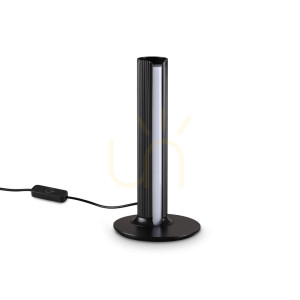 Lampa stołowa Ideallux Dorica 366081 czarna LED 8W 13 cm przyciemniana