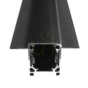 Szyna magnetyczna podtynkowa ll-16c mini magnetic 150cm czarna