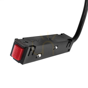 Złącze potrójne "t" elektryczne do szyny magnetycznej ll-bx czarny