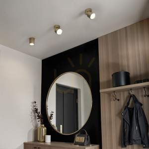 Oprawa oświetleniowa gx53 pze-9001 złota